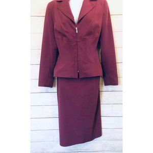 JSS - Pencil Midi Skirt with Slit European Fashion